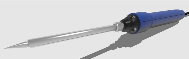 soldering iron 3D मॉडल .c4d .max .obj .3ds .fbx .stl .blend 
