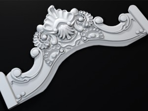 stucco molding 3D Model
