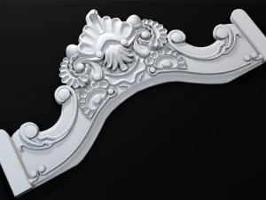 moldura de estuco Modelo 3D