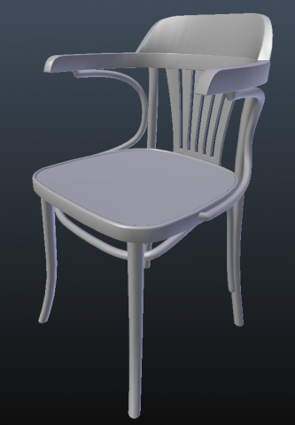 viennese chair 3D-Modell .c4d .max .obj .3ds .fbx .stl .blend 