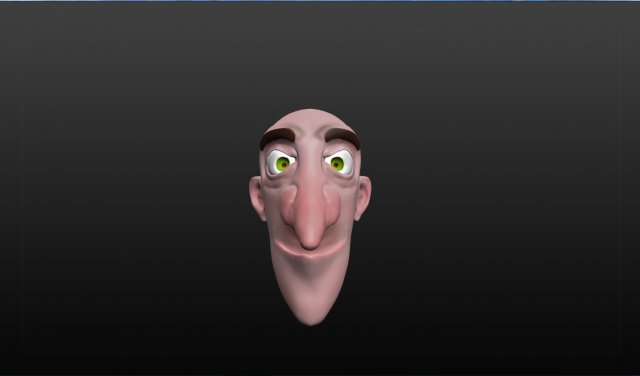 cartoon character Modello 3D .c4d .max .obj .3ds .fbx .stl .blend 