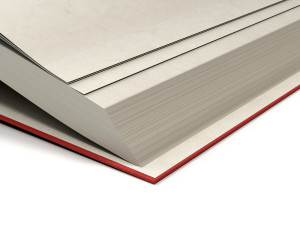 open book with red cover Modelo 3D