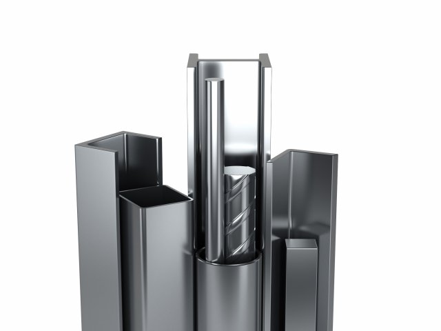 metal profiles pipes and corners 3D 모델 .c4d .max .obj .3ds .fbx .stl .blend 
