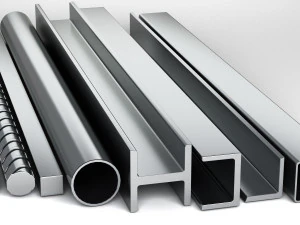 profil&eacute;s m&eacute;talliques, tuyaux et coins Modèle 3D