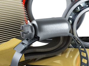 car parts in a set 3D 模型