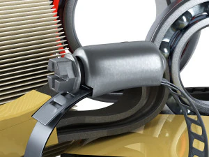 car parts in a set 3D Model