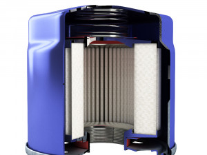 car parts in a set 3D 模型