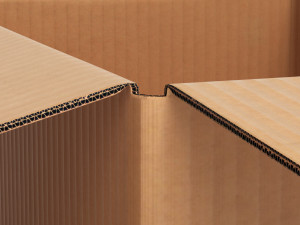 cardboard boxes open and closed Modèle 3D