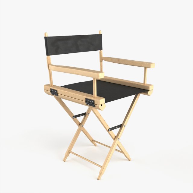 chair director Model 3D .c4d .max .obj .3ds .fbx .stl .blend 