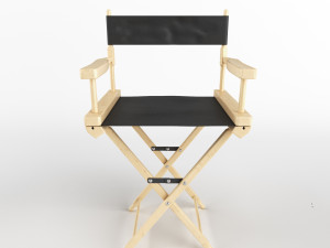 chair director Model 3D