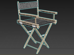 chair director Model 3D