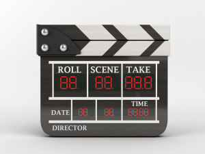 film clapperboard 3D Model