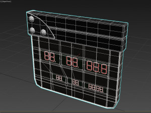 film clapperboard 3D 모델