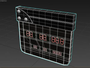 film clapperboard 3D Model