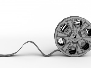 film strip in a babin 3D 모델