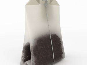 detailed model of paper tea bag 3D Model