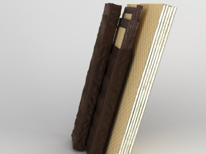 waffle bars with chocolate icing Modello 3D