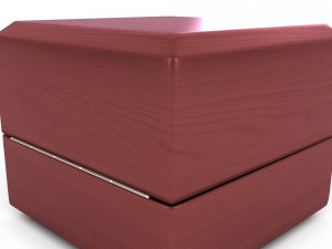 decorative wooden box for jewelry Model 3D
