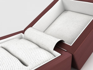 decorative wooden box for jewelry Model 3D