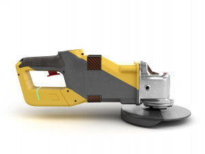 set of modern portable power tools drill grinder and jigsaw 3D मॉडल