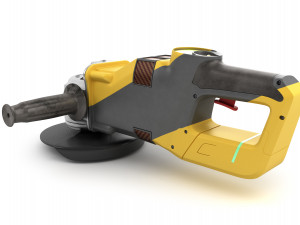 set of modern portable power tools drill grinder and jigsaw 3D मॉडल