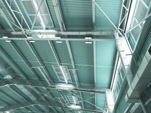 Large industrial hangar Modelo 3D