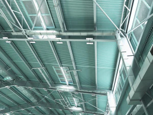 Grande hangar industrial Modelo 3D