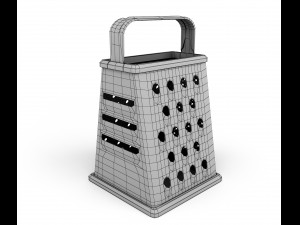 metal grater 3D 模型