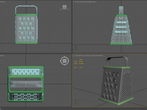 metal grater 3D 模型