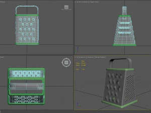 metal grater 3D Model
