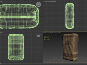 cement bag 3D Модель