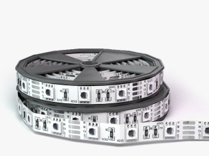 led tape in a plastic case 3D Model