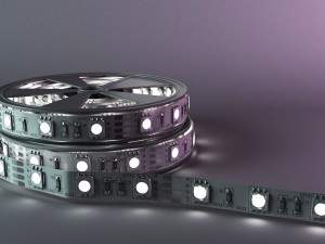 led tape in a plastic case Modelo 3D