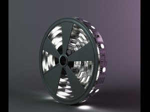 led tape in a plastic case Modelo 3D