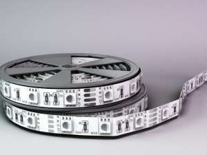 led tape in a plastic case Modelo 3D