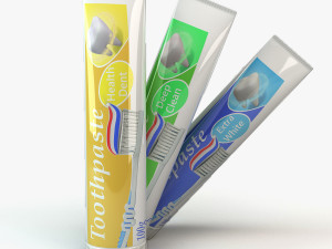 tube of toothpaste 3D Model