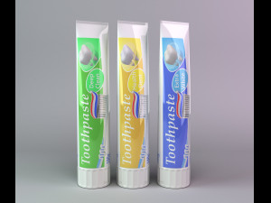 tube of toothpaste 3D Модель
