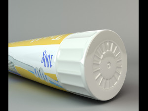 tube of toothpaste 3D Модель