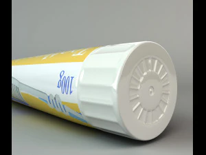 tube of toothpaste 3D Model