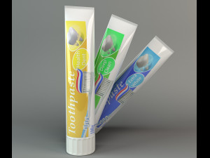 tube of toothpaste 3D Модель