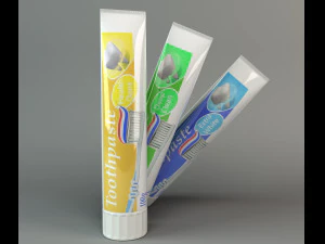 tube of toothpaste 3D Model