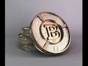 bitcoin concept 3D Model