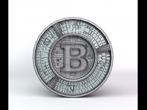 bitcoin concept 3D मॉडल