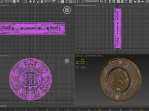 bitcoin concept 3D मॉडल