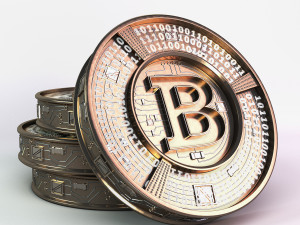 bitcoin concept 3D मॉडल