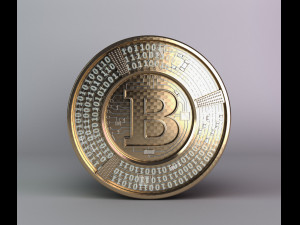 bitcoin concept 3D मॉडल