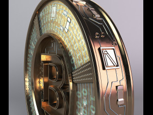 bitcoin concept 3D मॉडल