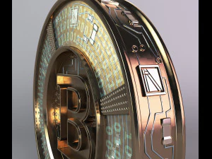 bitcoin concept 3D Model