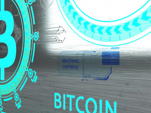 bitcoin bill concept Modelo 3D