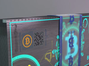 bitcoin bill concept 3D Model